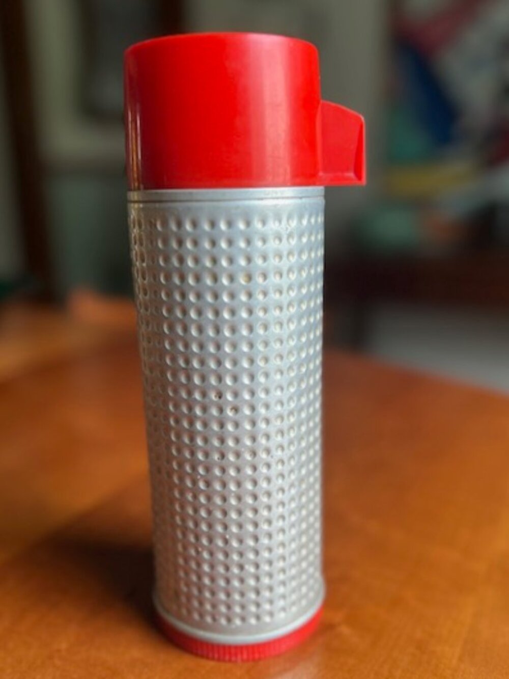 VINTAGE Aladdin Thermo-King #70B-Pint Vacuum Hobnail Design Bottle